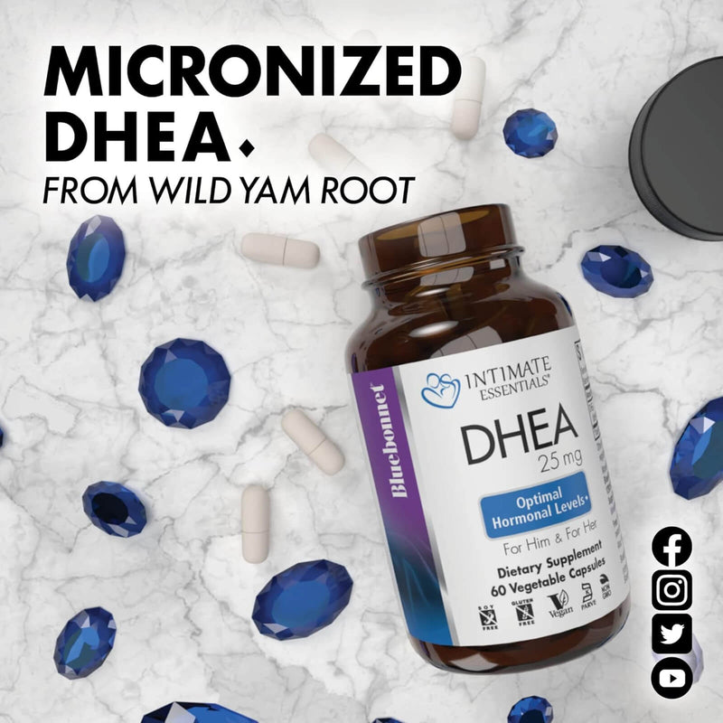 Bluebonnet Intimate Essentials Dhea 25 Mg 60 Vegetable Capsules