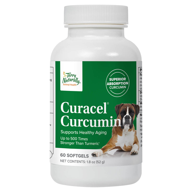 Terry Naturally Curacel Curcumin 60 Softgels - CANINE for Dogs