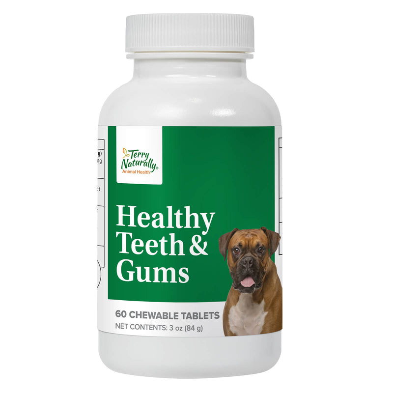 Terry Naturally Healthy Teeth & Gums - Supports Dental Health 60 Chew Tabs