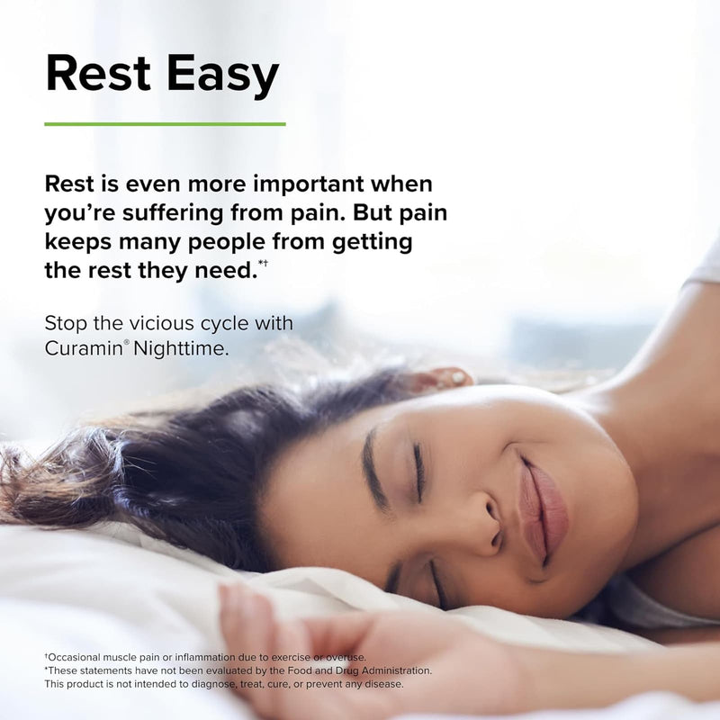 CLEARANCE! Terry Naturally Curamin NIGHTTIME Pain Relief - Curamin PM - 60 Caps, BEST BY 11/2025 - DailyVita