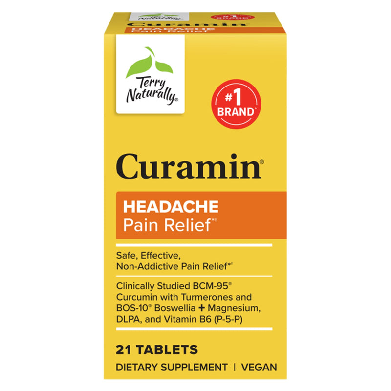 Terry Naturally Curamin Headache Relief 21 Tabs - DailyVita
