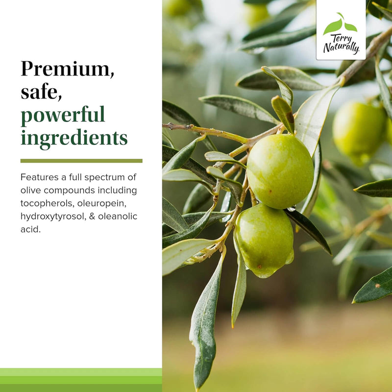 CLEARANCE! Terry Naturally Olive Extract EP20 60 Capsules, BEST BY 12/2025 - DailyVita