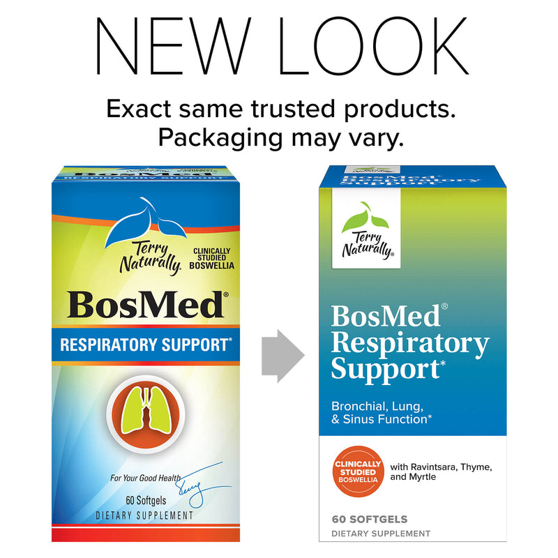 Terry Naturally BosMed Respiratory Support 60 Softgels