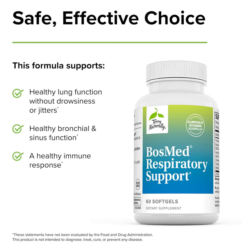 Terry Naturally BosMed Respiratory Support 60 Softgels