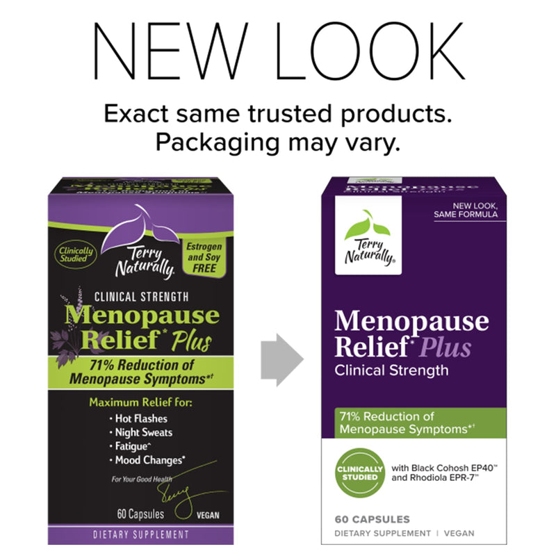Terry Naturally Menopause Relief Plus 60 Caps - DailyVita
