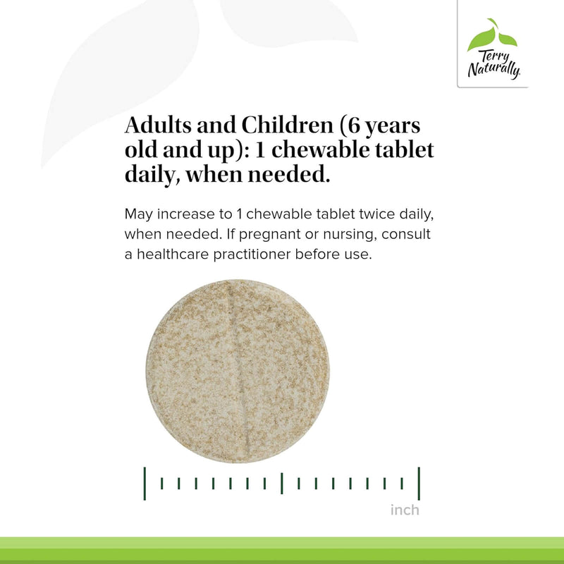 CLEARANCE! Terry Naturally Bronchial Clear Chewable 60 Chew Tablets, BEST BY 12/2025 - DailyVita