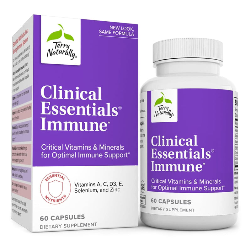 Terry Naturally Clinical Essentials IMMUNE 60 Caps - DailyVita