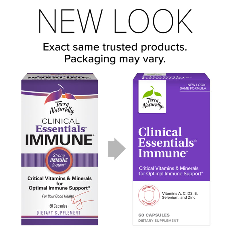Terry Naturally Clinical Essentials IMMUNE 60 Caps - DailyVita