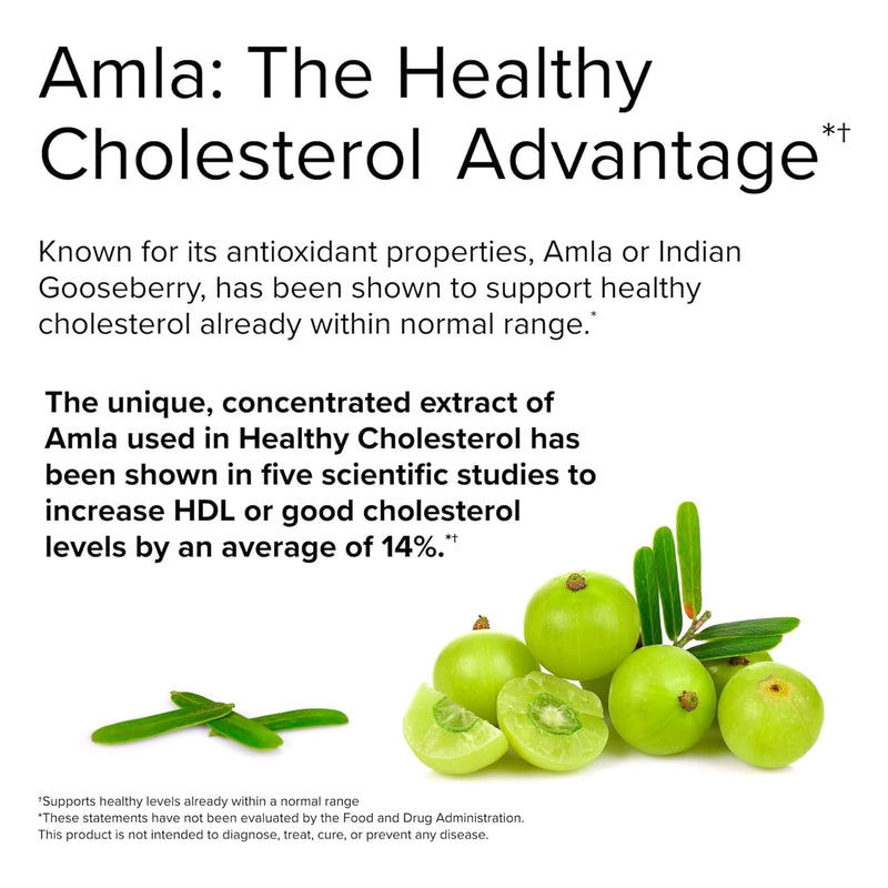Terry Naturally Healthy Cholesterol w/Amla 60 Caps - DailyVita