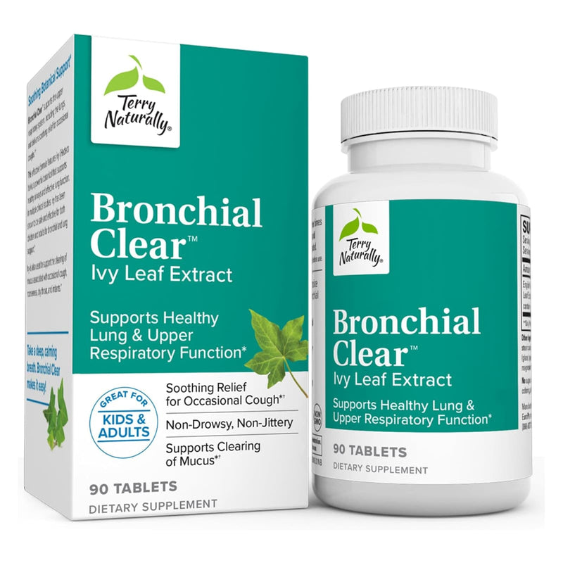 Terry Naturally Bronchial Clear 90 Tablets - DailyVita