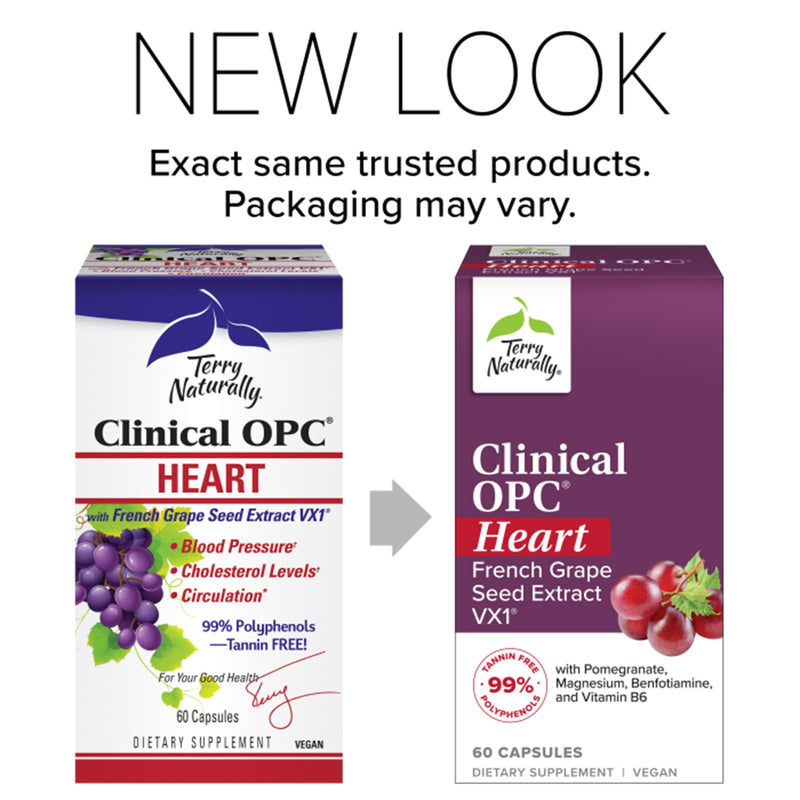 Terry Naturally Clinical OPC Heart 60 Caps - DailyVita