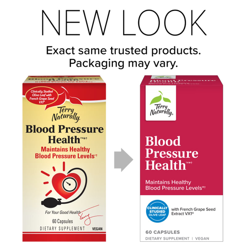 Terry Naturally Blood Pressure Health 60 Caps - DailyVita