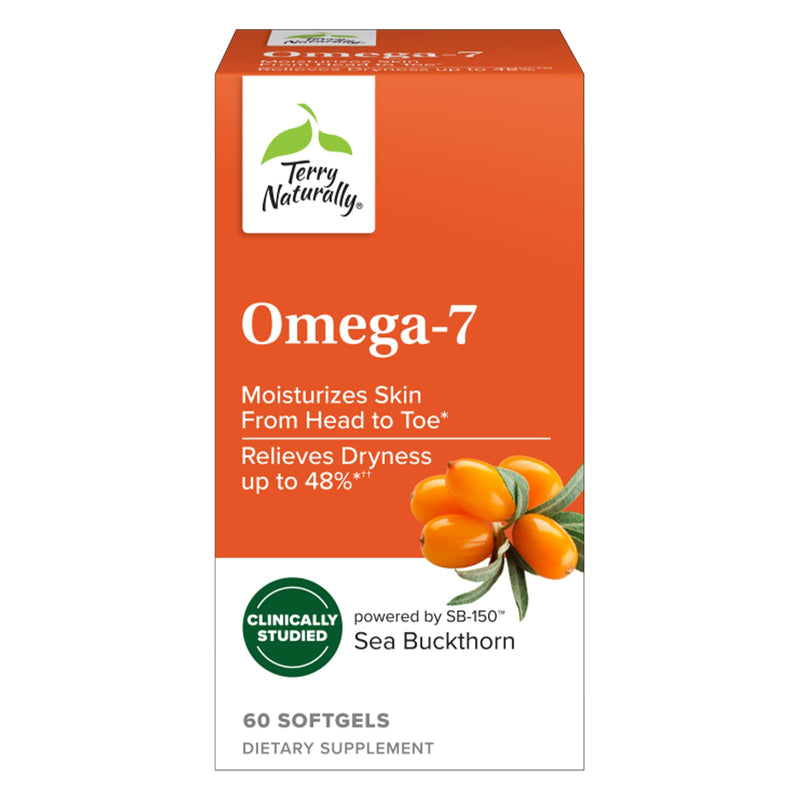 CLEARANCE! Terry Naturally Omega7 60 Softgels, BEST BY 01/2026 - DailyVita