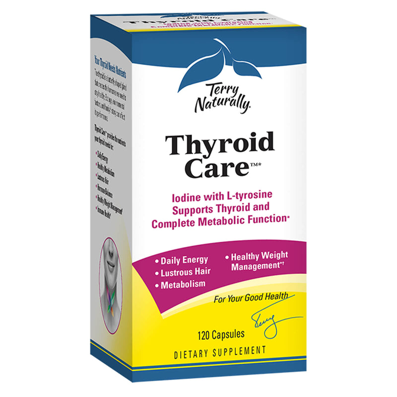 CLEARANCE! Terry Naturally Thyroid Care 120 Caps, BEST BY 02/2025