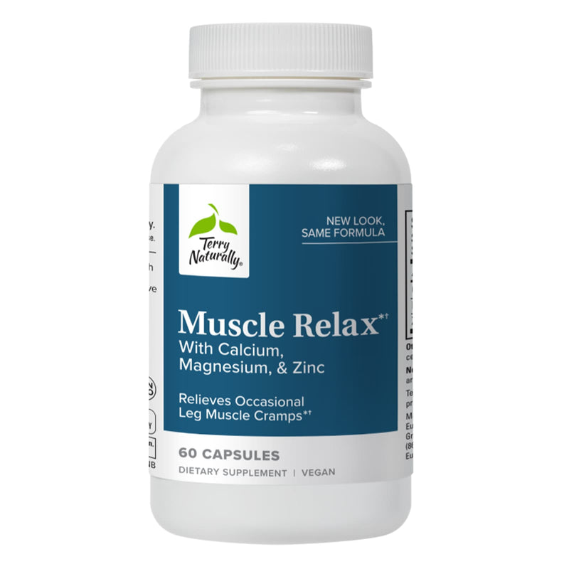 Terry Naturally Muscle Relax with Calcium Lactate 60 Caps - DailyVita