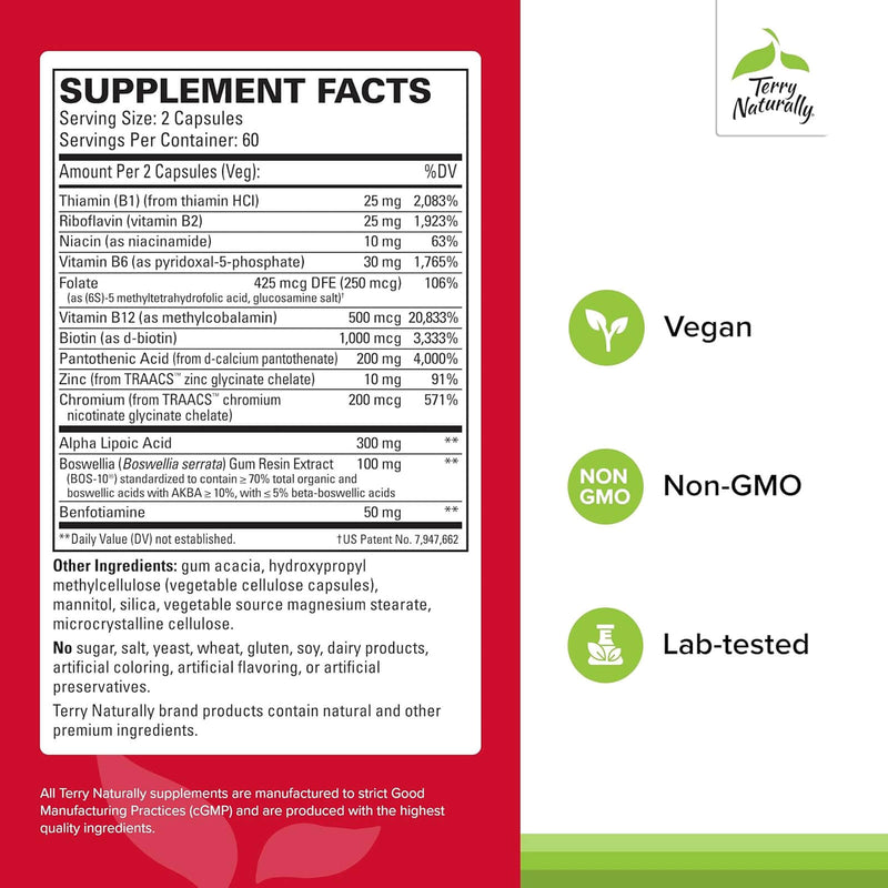 Terry Naturellement sain et nerfs 120 Caps