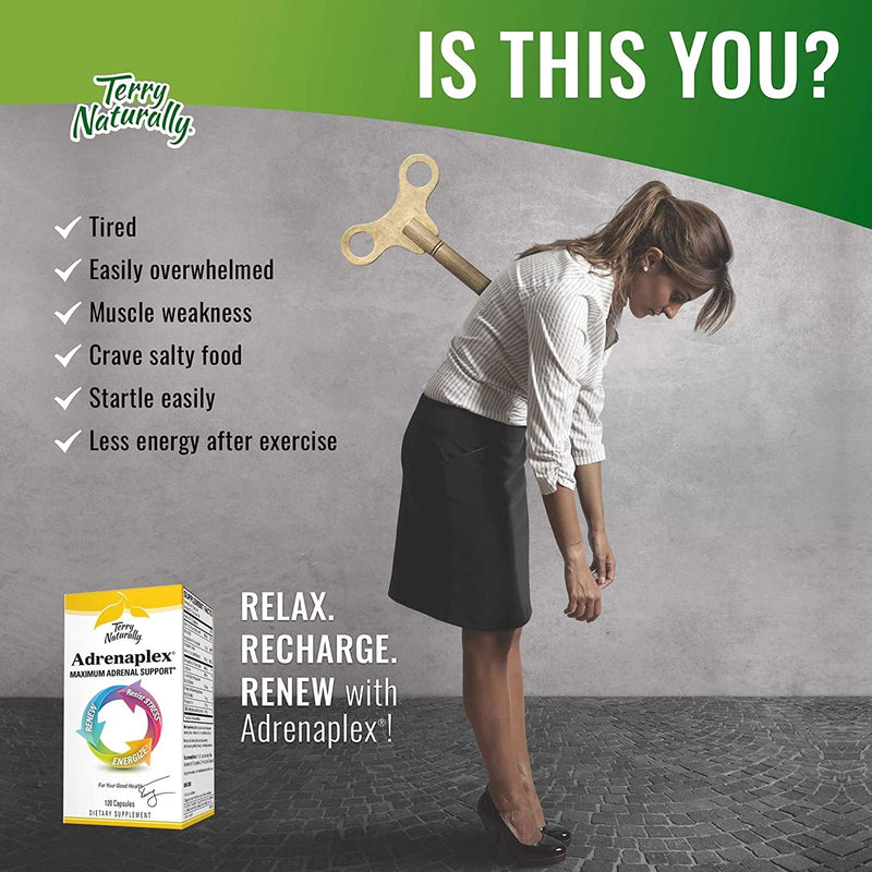CLEARANCE! Terry Naturally Adrenaplex 60 Caps, BEST BY 12/2025 - DailyVita