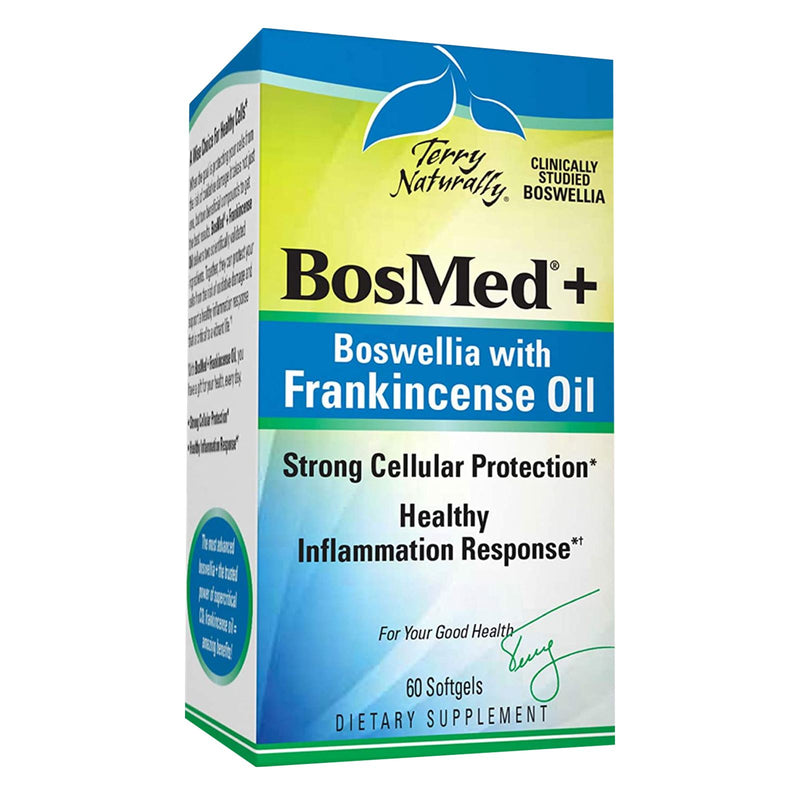 CLEARANCE! Terry Naturally BosMed + Boswellia with Frankincense Oil 60 Softgels, BEST BY 05/2024 - DailyVita