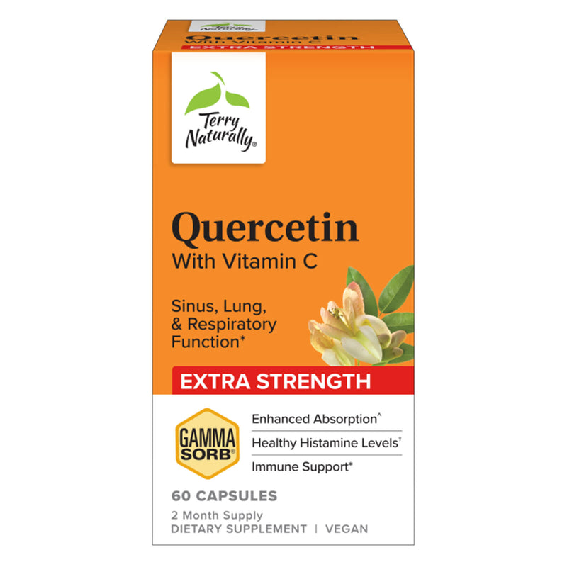 Terry Naturally Quercetin with Vitamin C Extra Strength 60 Capsules - DailyVita
