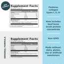 Ancient Nutrition, Bone Broth Protein, Turmeric, 20 Servings, 16.2 oz (460 g) - DailyVita