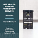 Ancient Nutrition, Bone Broth Collagen, Pure, 30 Servings, 15.9 oz (450 g) - DailyVita