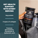 Ancient Nutrition, Bone Broth Collagen, Chocolate, 30 Servings, 18.6 oz (528 g) - DailyVita