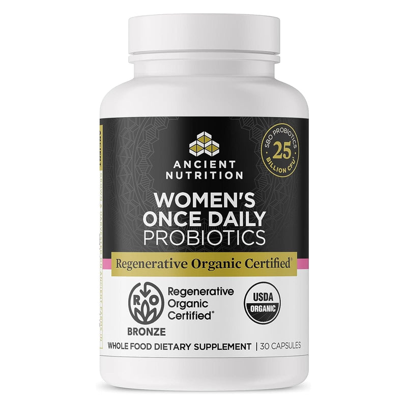 Ancient Nutrition, ROC, Capsules, Women's Probiotics 25B, Once Daily, 30ct - DailyVita