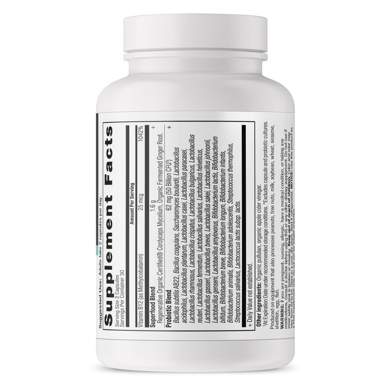 Ancient Nutrition ROC, Capsules, Metabolism Support Probiotics 50B, 60ct - DailyVita