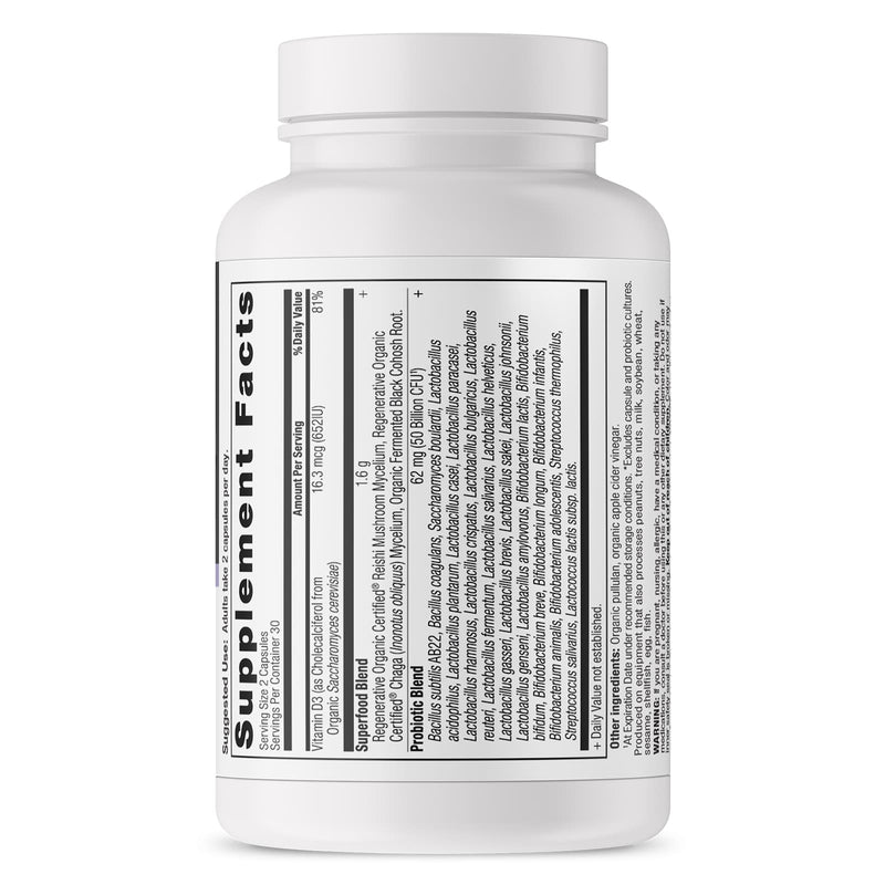 CLEARANCE! Ancient Nutrition ROC, Capsules, Menopause Support Probiotics 50B, 60ct, BEST BY 09/2025 - DailyVita