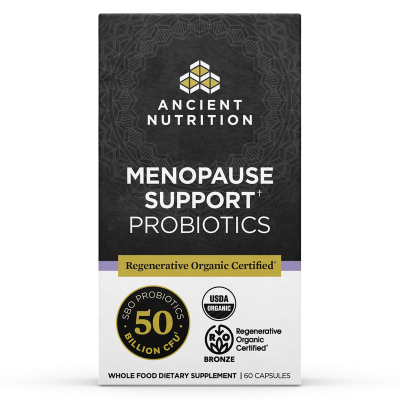 CLEARANCE! Ancient Nutrition ROC, Capsules, Menopause Support Probiotics 50B, 60ct, BEST BY 09/2025 - DailyVita