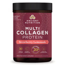 Ancient Nutrition, Multi Collagen, Protein, Strawberry Lemonade, 45 Servings, 18.1 oz (513 g) - DailyVita