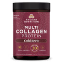 Ancient Nutrition, Multi Collagen, Protein, Cold Brew, 40 Servings, 17.5 oz (496 g) - DailyVita
