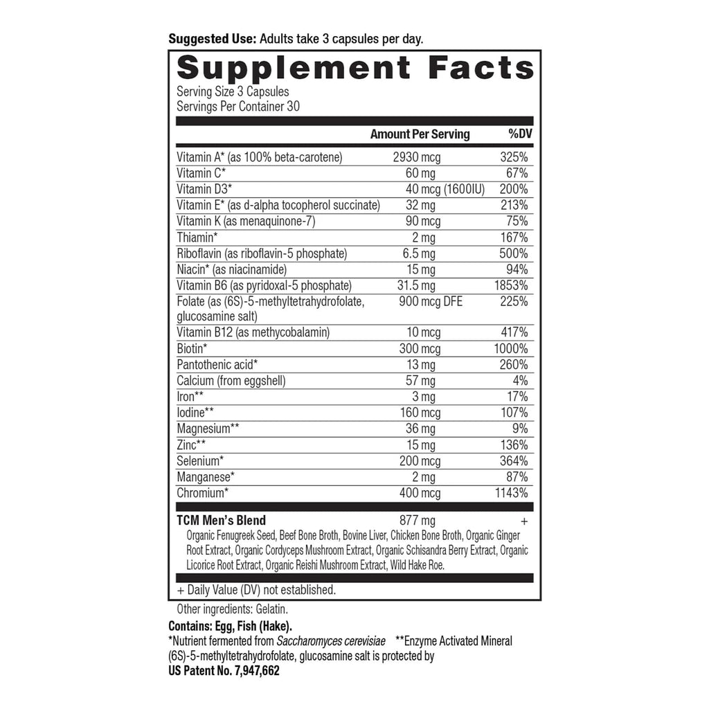 Ancient Nutrition, Ancient Nutrients, Capsules, Mens Multi, 90ct - DailyVita