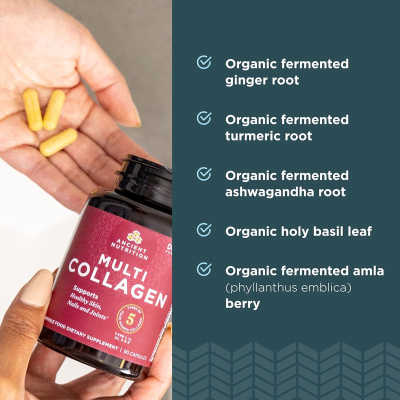 Ancient Nutrition, Multi Collagen, Capsules, 45ct - DailyVita