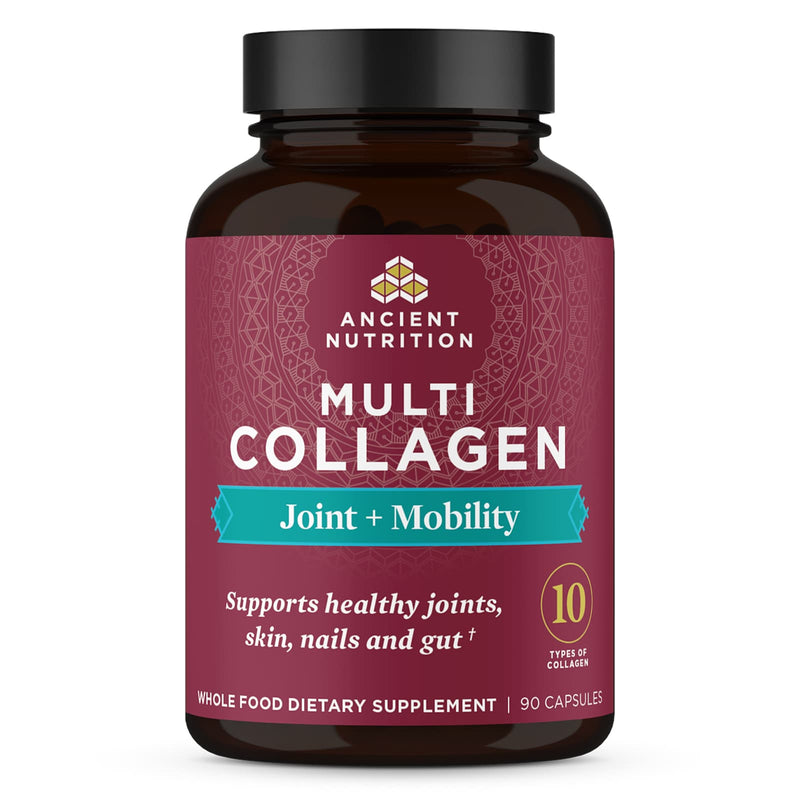 Ancient Nutrition, Multi Collagen, Capsules, Joint + Mobility, 90ct - DailyVita