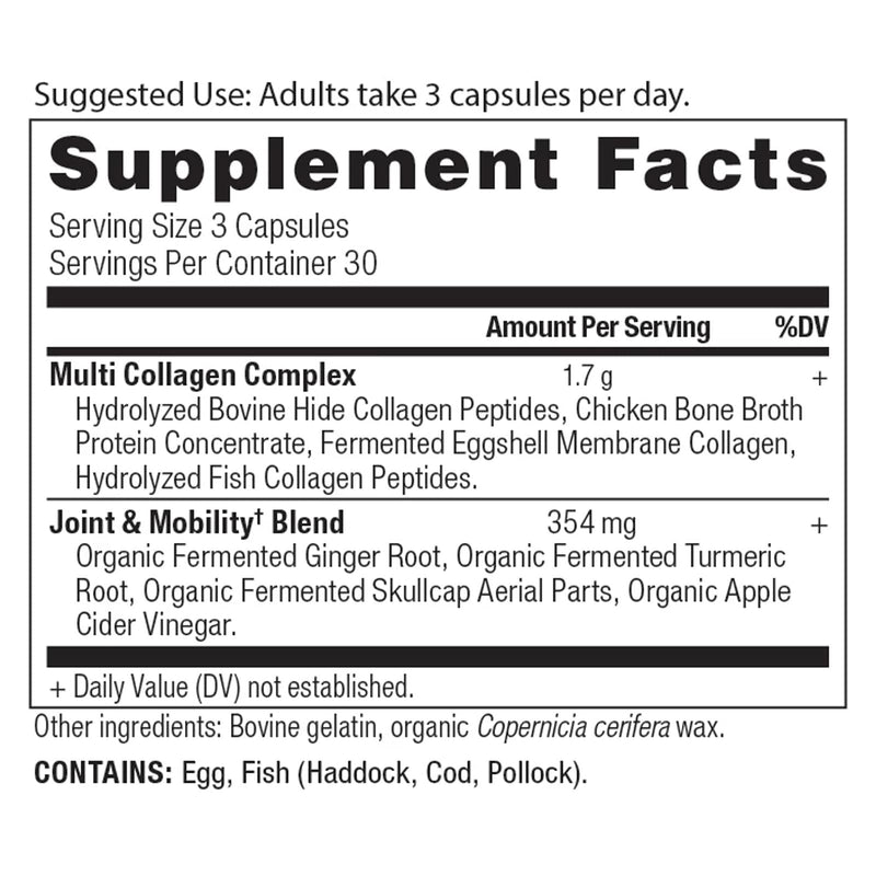 Ancient Nutrition, Multi Collagen, Capsules, Joint + Mobility, 90ct - DailyVita