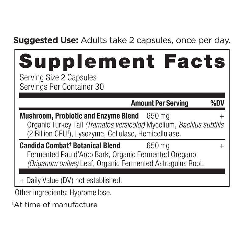 Ancient Nutrition, Ancient Herbals, Candida, 60ct - DailyVita