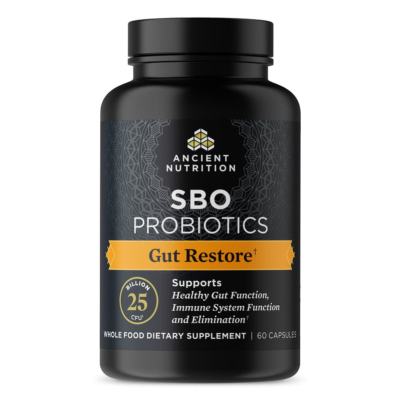 Ancient Nutrition, SBO Probiotic, Gut Restore, 60ct - DailyVita
