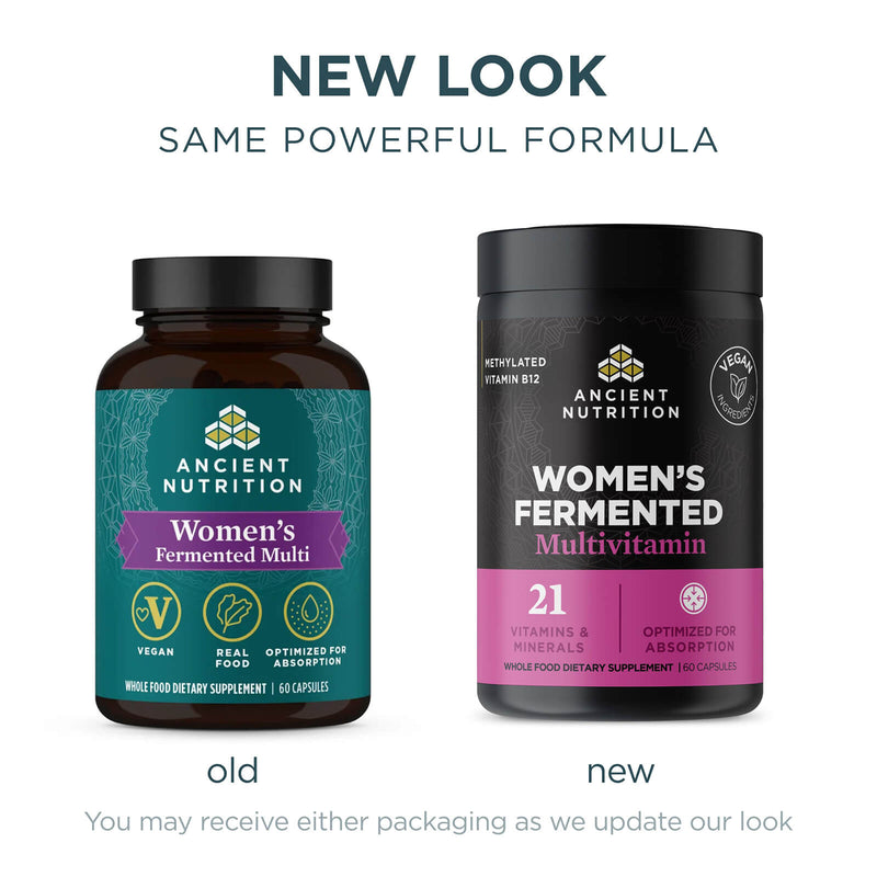 Ancient Nutrition Multi Fermentado Feminino - 60 Cápsulas