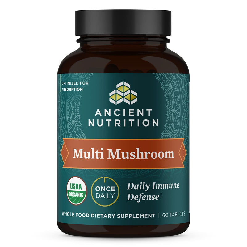 Ancient Nutrition, Ancient Mushrooms, Organic Multi Mushroom, Tablet, 60ct - DailyVita