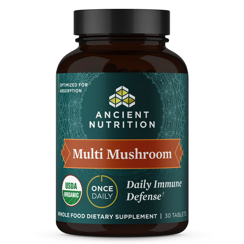 Ancient Nutrition, Ancient Mushrooms, Organic Multi Mushroom, Tablet, 30ct - DailyVita