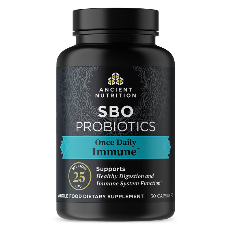 Ancient Nutrition, SBO Probiotics, Once Daily, Immune, 30ct - DailyVita