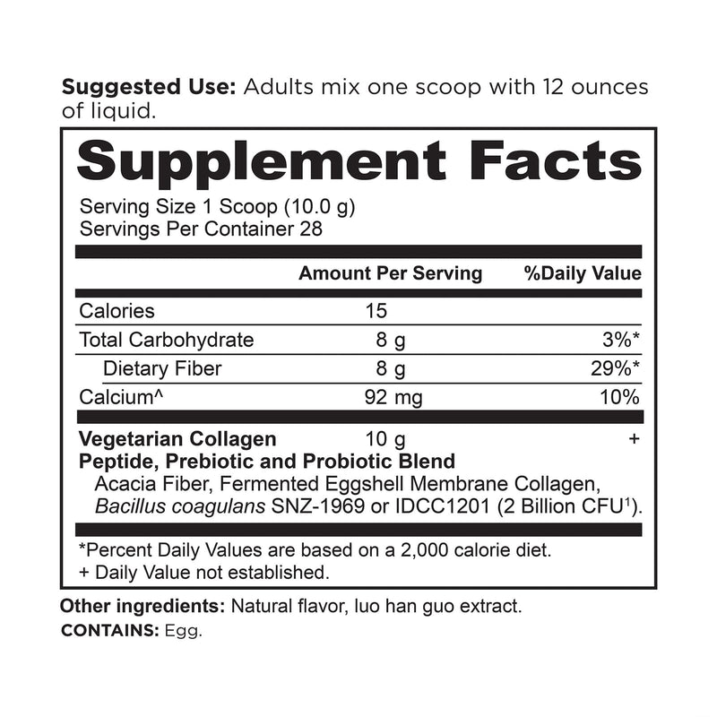 Ancient Nutrition, Collagen Peptides, Vegetarian, Naturally Flavored, 28 Servings, 9.88 oz (280 g) - DailyVita