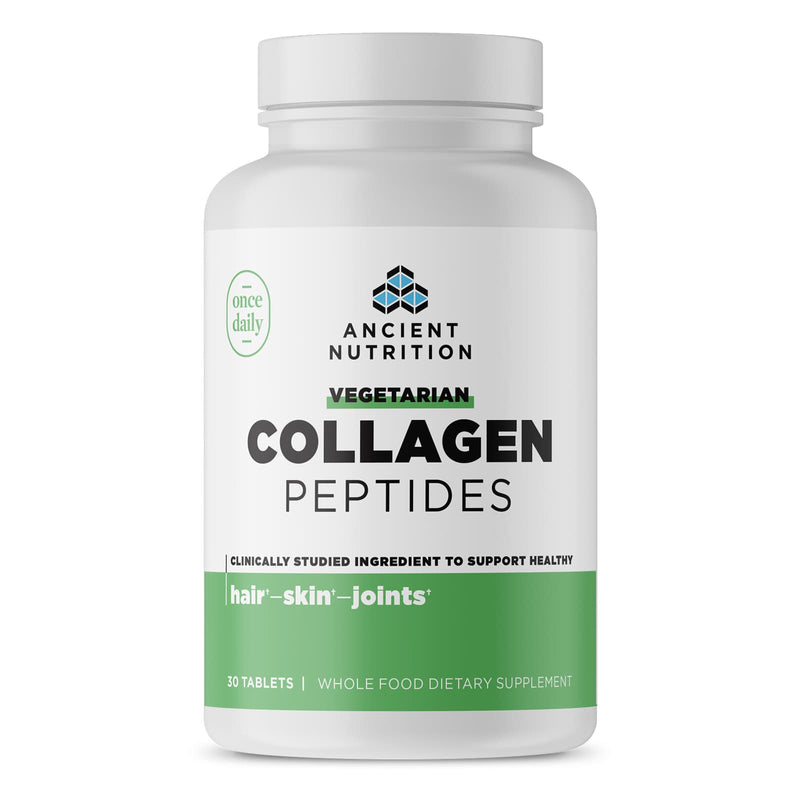 Ancient Nutrition, Collagen Peptides, Vegetarian, Tablet, 30ct - DailyVita