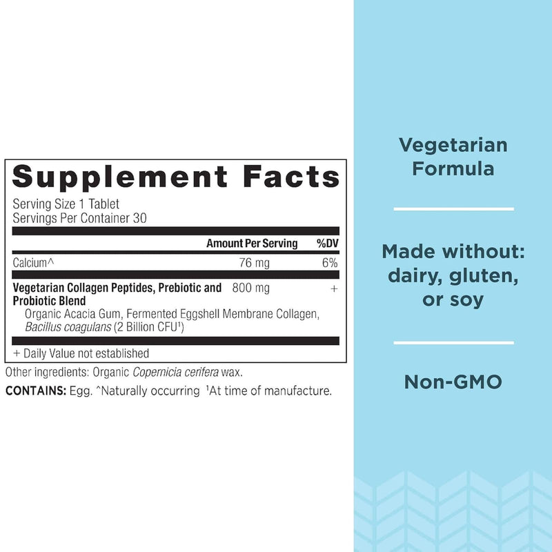 Ancient Nutrition, Collagen Peptides, Vegetarian, Tablet, 30ct - DailyVita