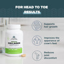 Ancient Nutrition, Collagen Peptides, Vegetarian, Tablet, 30ct - DailyVita