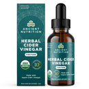 Ancient Nutrition, Organic Herbal Cider Vinegar, Tincture, 30 Servings, 2.12 oz (60 g) - DailyVita