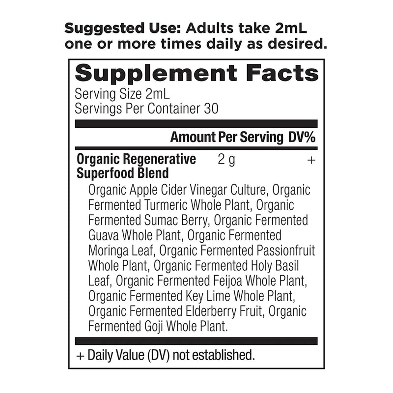 Ancient Nutrition, Organic Herbal Cider Vinegar, Tincture, 30 Servings, 2.12 oz (60 g) - DailyVita