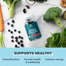 Ancient Nutrition, Organic Super Greens, Gummy, Strawberry Watermelon, 50ct - DailyVita