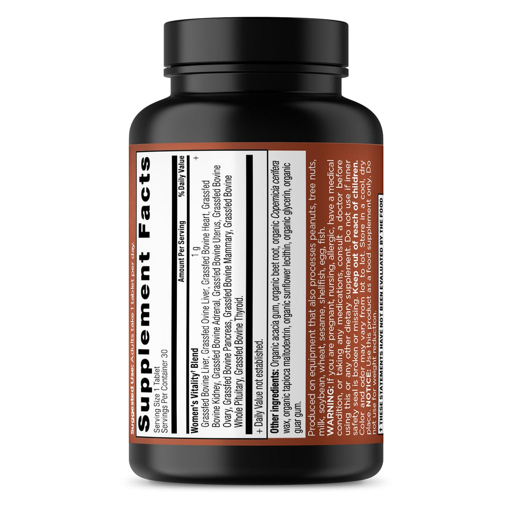 Ancient Nutrition, Ancient Glandulars, Tablet, Once Daily Womens Vitality, 30ct - DailyVita